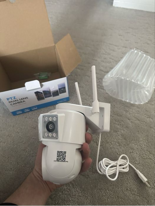 Camera video supraveghere Wi Fi noua cu infrarosu dual lens