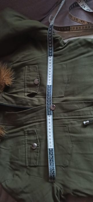 Pardesiu lung îmblănita M,bust 80,lungime 1.30, fără defecte