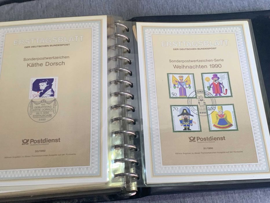 луксозен класьор Германия Първи лист 89-90г