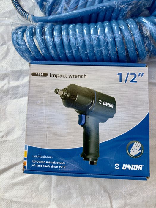 Unior 1566 pistol pneumatic reversibil de impact variabil furtun pneum