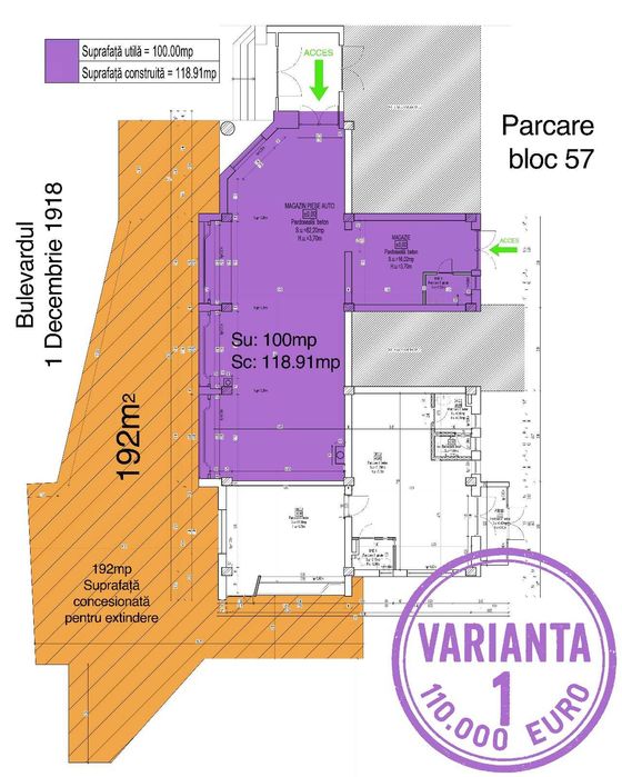 Vânzare/Închiriere/Dezmembrare - Petroșani - Zona Liceul Teoretic-ANAF