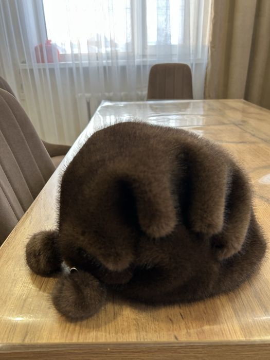 Шапка норка экомех