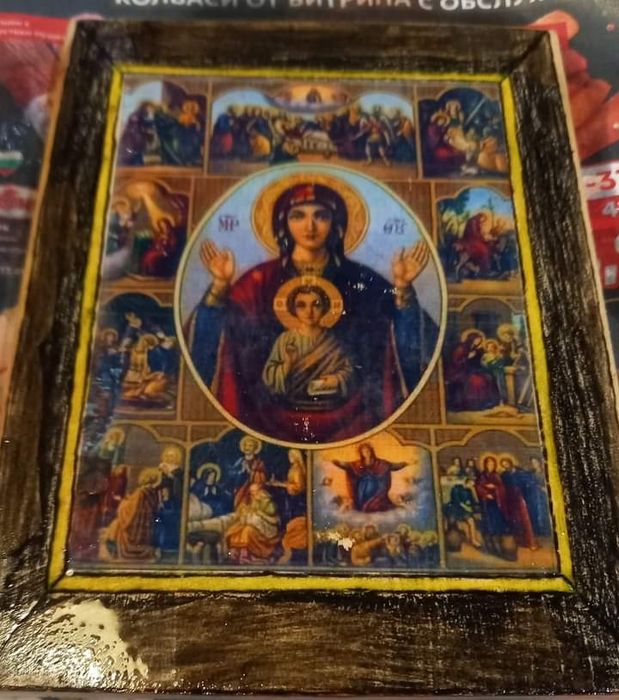 Трансфер на снимки върху дърво.