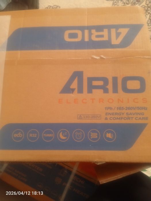 Кондиционер Ario Arin 12-k DC inverter . Yangi hali ochilmagan . Новый