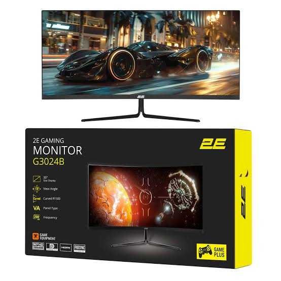 2E Gaming o‘yinlar monitori, 30,"2560×1080, VA, 200 Gs, 1 ms,