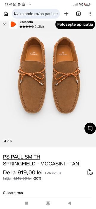 Mocasini Paul Smith