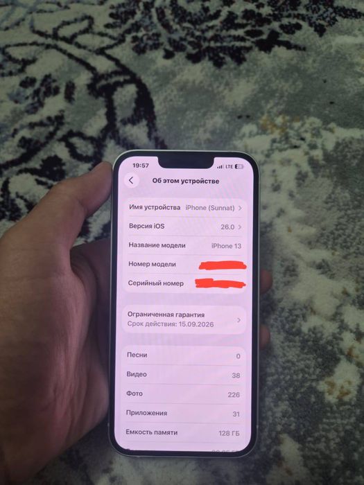 Iphone 13 128gb 100% yangi