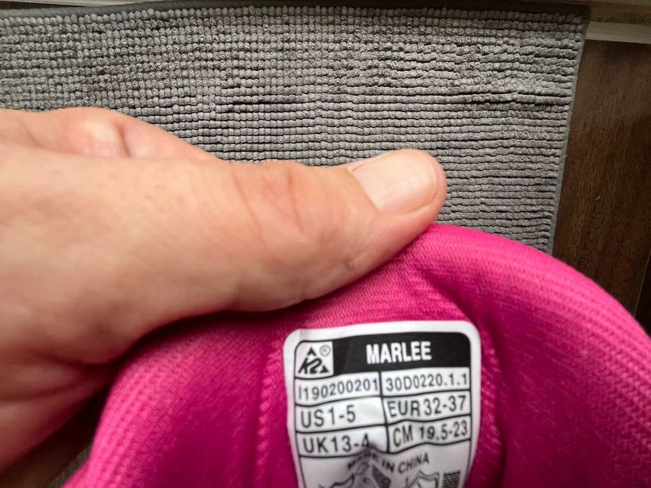 Ролери INLINE К2 32-37 GIRL, Шлем, наколенки, налакътници, ръкавици