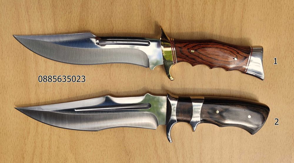 Ловен нож с месингов гард