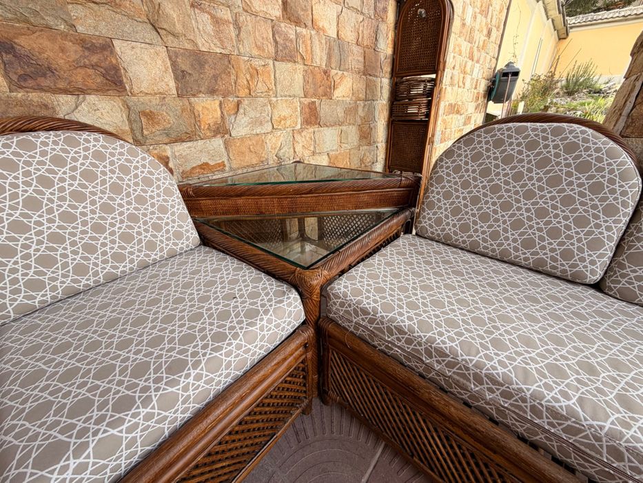 Естествен ратанов комплект