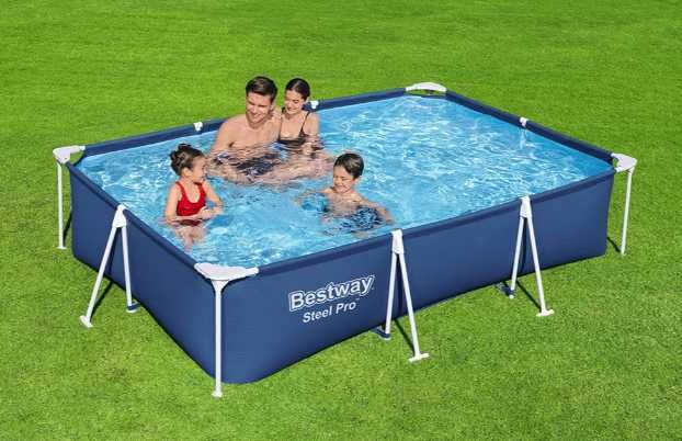 Piscina Bazin Familie Copii Relaxare Cadru Metal Bestway 300 x 201 x 66cm + Pompa + LIVRARE GRATUITA MM