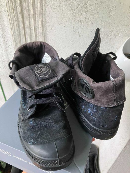 Palladium туристическа обувка Baggy Lea Low, номер 39.5, синьо-черно