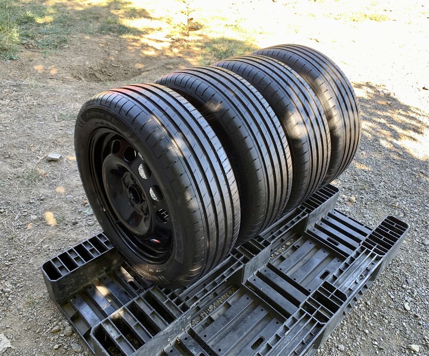 Джанти 16" ET50+НОВИ ГУМИ DOT1624 FULDA 205/55/16-Vw,Audi,Seat,Skoda