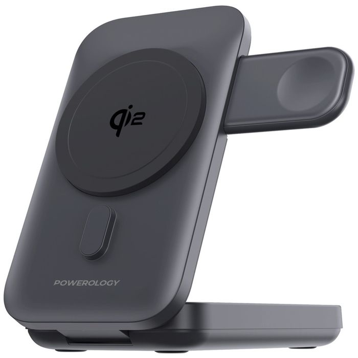 Переносная зарядка Powerology Qi2 3-in-1