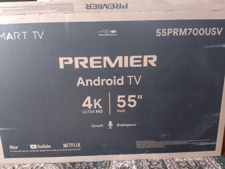 Премиер андроид ТВ 4к ултра 55