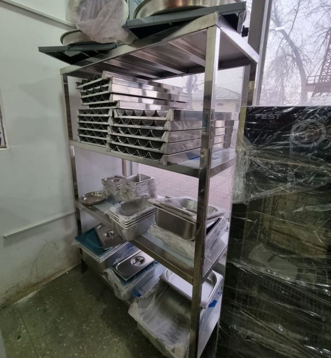 Стеллаж из нержавейки STELLAJ stelaj nerjavika stilaj stelaj