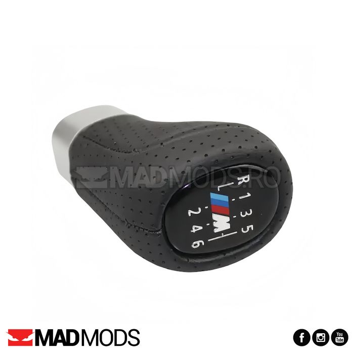 Nuca schimbator M, Piele perforata BMW E60 E61 E90 E91 E92 E81 E87 etc