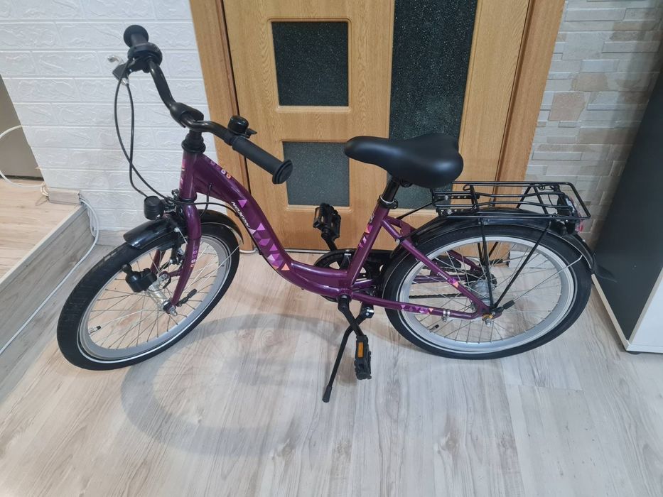 Детско Дамско лилаво колело 20"