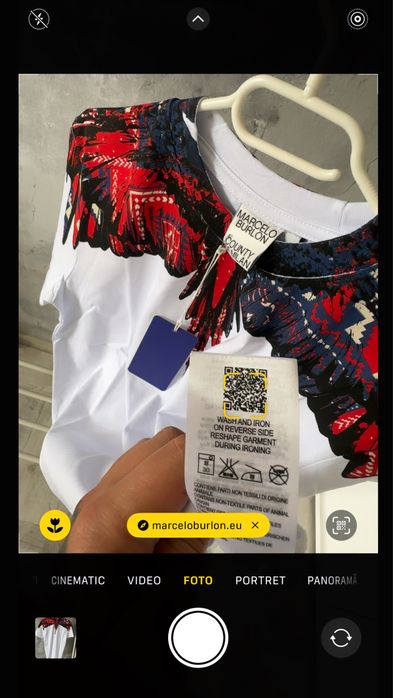 Tricou Marcelo Burlon XL XXL