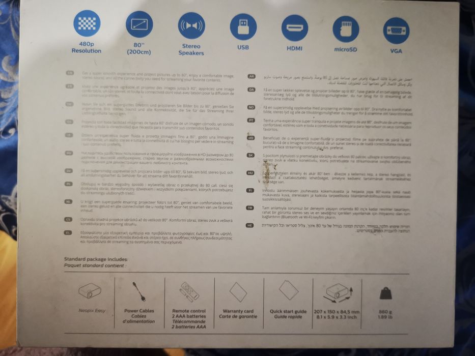 Videoproiector Philips Neopix Easy