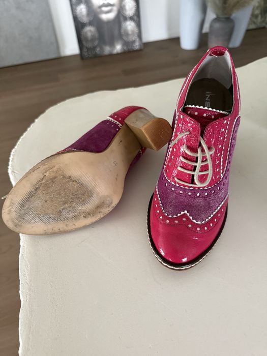 Botine de piele retro