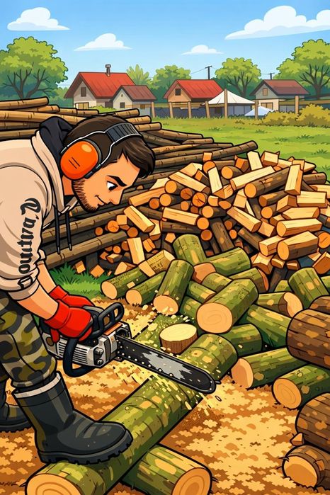 Распил на дрова и т.д.