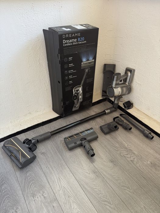 Dreame R20 | Безжична Вертикална Прахосмукачка | 22 000 Pa / 190 AW / 570W | Лазер