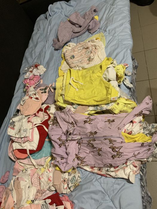 Детские вещи 0-6 мес