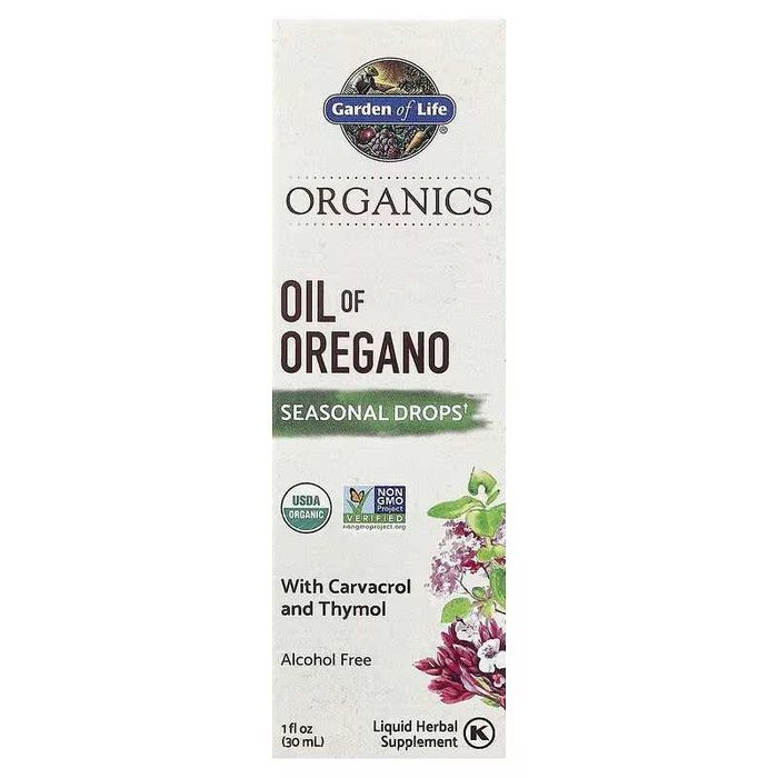 Garden of Life Oil of Oregano масло орегано жидкий suyuq