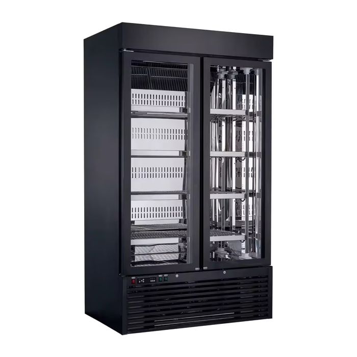 Vitrina frigorifica maturat carne 2 usi, 1200L, control umiditate, R290