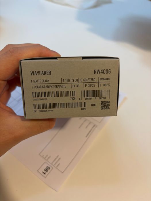 Rayban Meta Wayfarer Polarized
