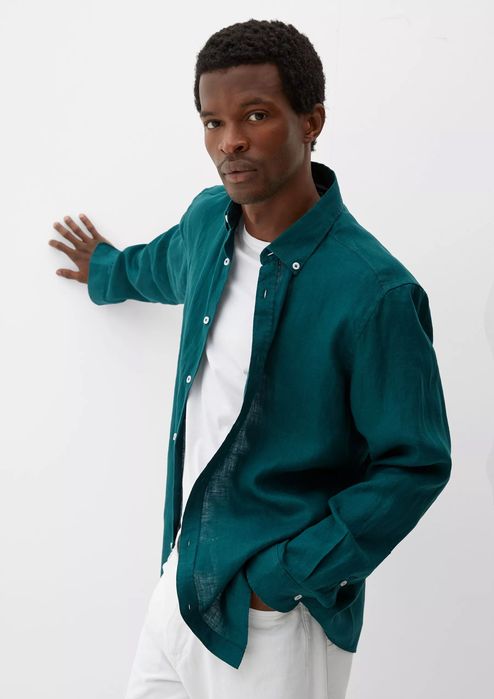 Ленена Мъжка риза S. Oliver М размер