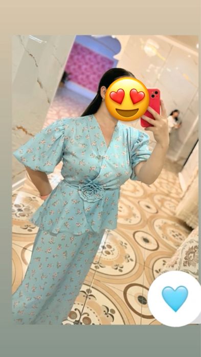 48 размер 1 рет киілген нежная двойка сатылады. Бағасы 10.000.