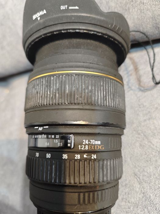 Объектив Sigma 24-70 2.8 для Canon