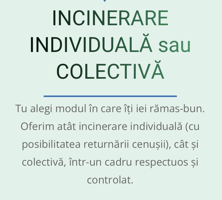 Servicii funerare animale de companie GALATI