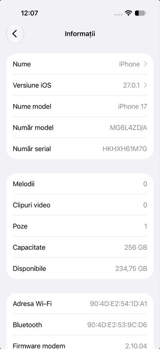 Vand iphone 17 blue