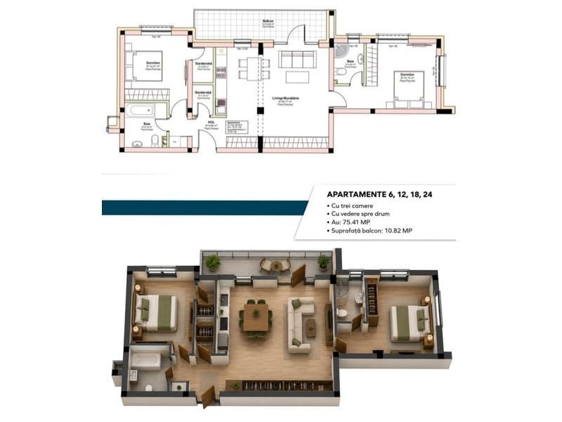 Apartamente noi 2 si 3 camere - Oasis Premium Park Livezeni