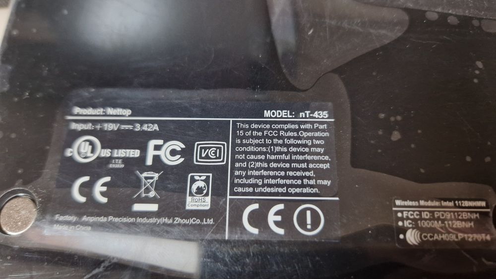 Микро-компьютер с Intel Atom и Windows XP