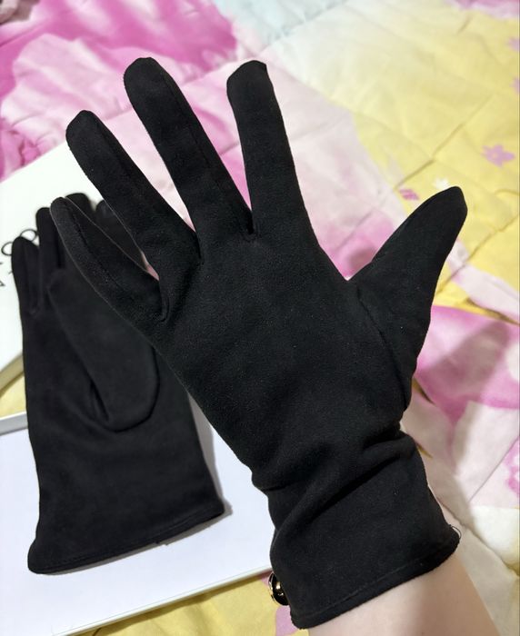 Луксозни черни ръкавици Diana & Co