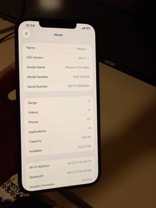Iphone 12 pro max 84/128 ideal karobka