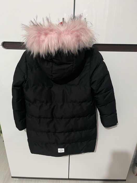 Зимняя длинная куртка для девочки