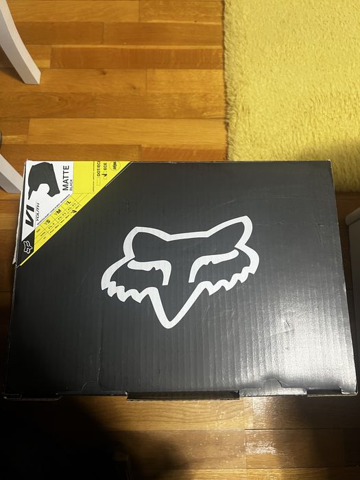 casca motocross Fox V1 Youth Matte Black Mips marime YL