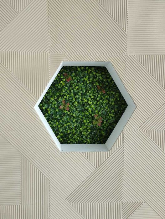 Искусственные растения на стену. Установка