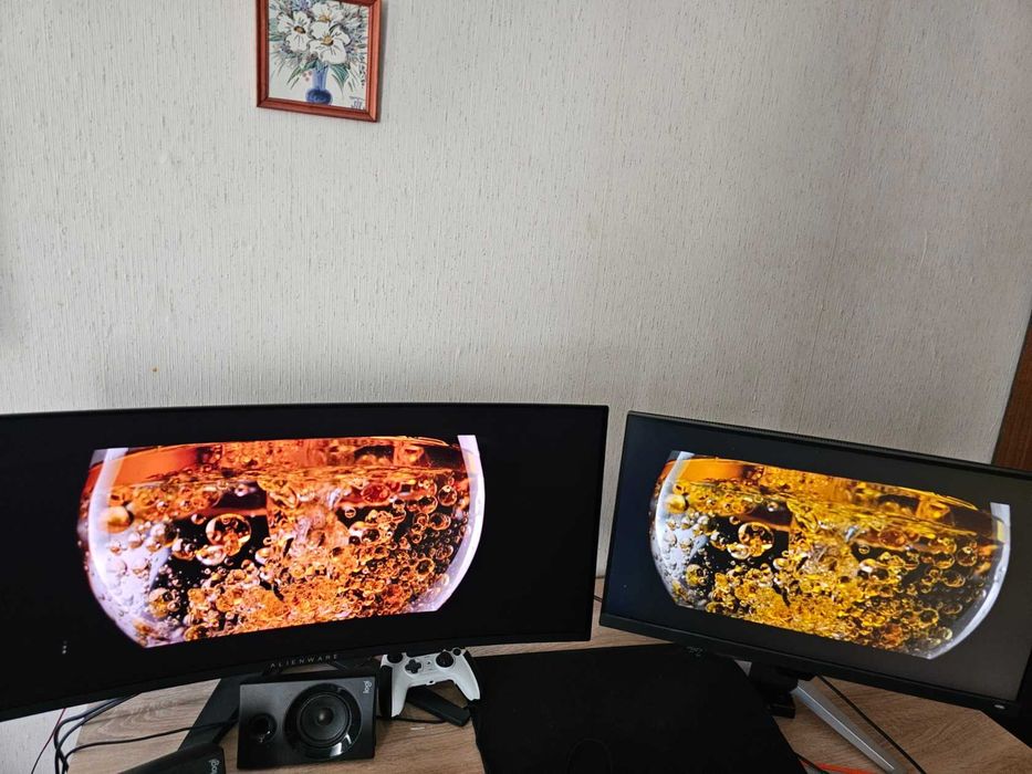 Гаранционно подменен DELL Alienware 34 inch Curved QD-OLED Gaming монитор - AW3423DWF