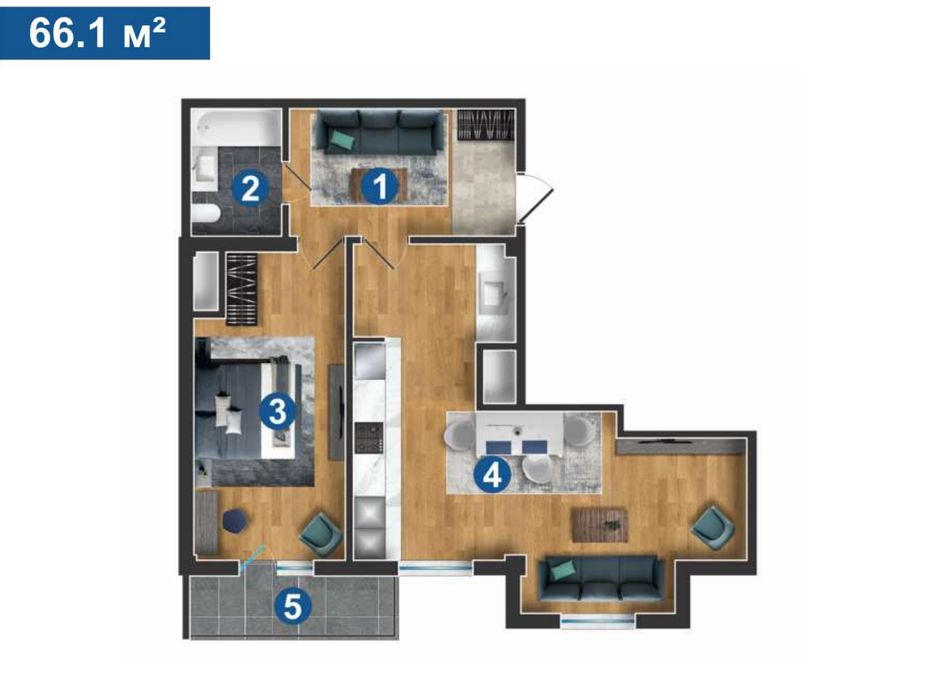 Яшнобод туманида Olmos residence мажмуасида квартира сотилади
