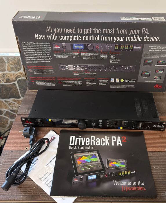 Продавам  дигитален саунд процесор (DSP), кросовер DBX DriveRack PA2