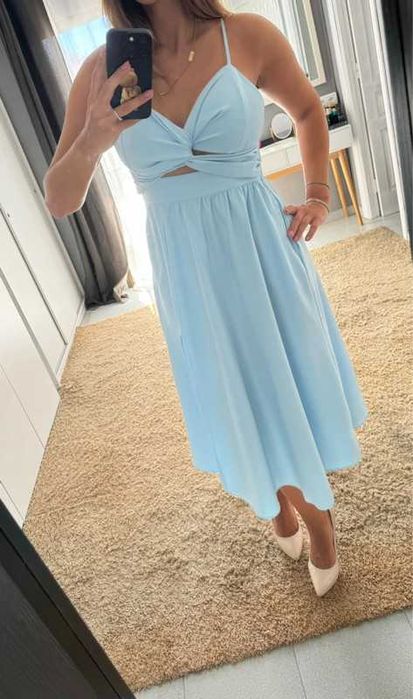 Рокля бебешко синьо