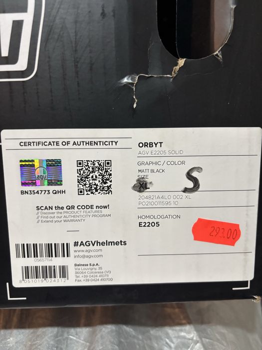 Каска AGV Orbyt