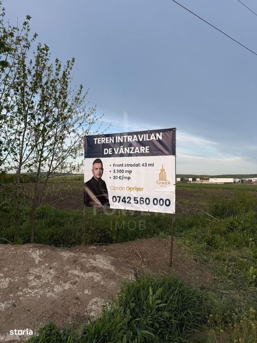 Teren de vânzare – 3.500 mp | 30 €/mp | Ocna Sibiului