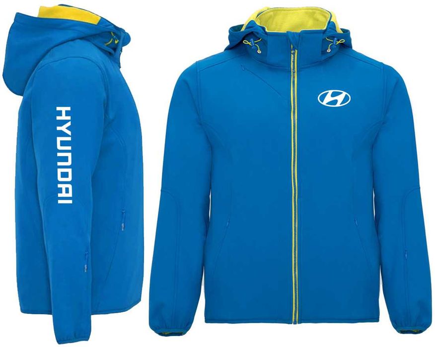 Softshell / софтшел с качулка якета HYUNDAI / ХЮНДАЙ! Или с ТВОЯ идея!